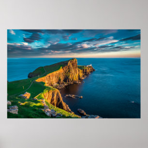 Neist Point Lighthouse, Skottland Poster