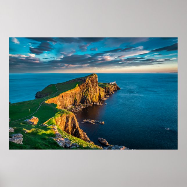 Neist Point Lighthouse, Skottland Poster (Framsidan)