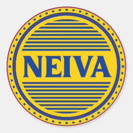 Neiva City Pride Emblem – Colombiansk identitet Runt Klistermärke