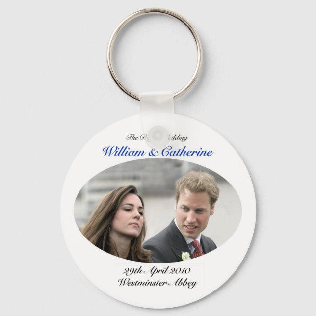 Nej.1 Royalet Bröllop William & Catherine Nyckelring (Framsida)