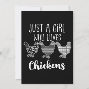 Nej 2/2, bara en flicka som Kärlek Chickens. Inbjudningar