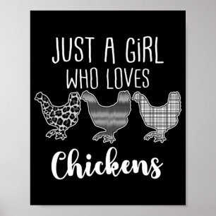 Nej 2/2, bara en flicka som Kärlek Chickens. Poster