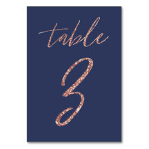 Nej, 3 - Glam Glitter Rosa Guld och Blå Bröllop