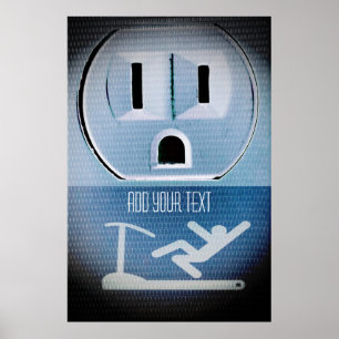 Nej av Shirley Taylor Poster
