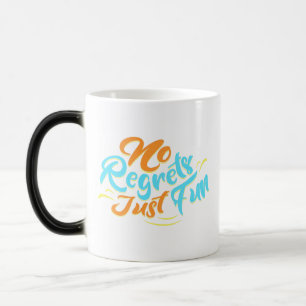 Nej, bara Roligt! - Vibrant hand-Lettered Magisk Mugg