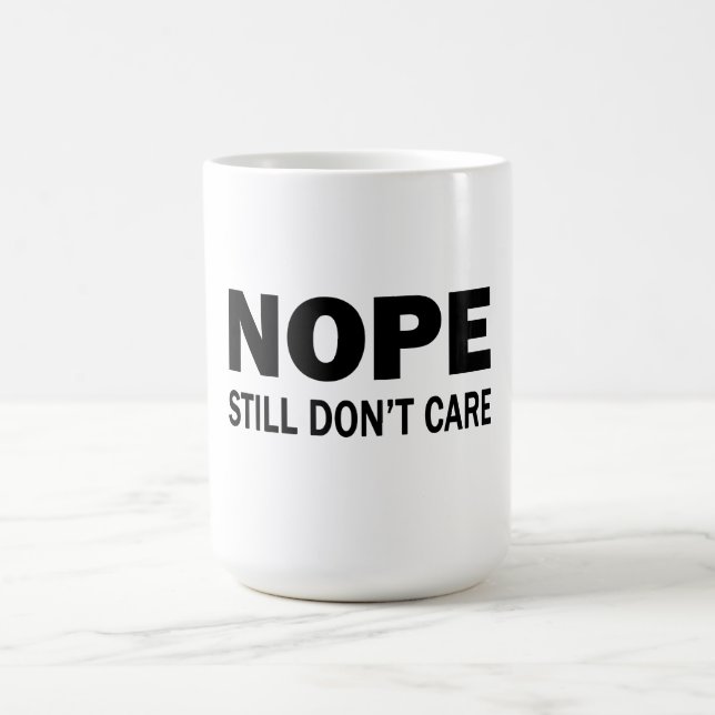 Nej, bryr mig fortfarande inte kaffemugg (Center)