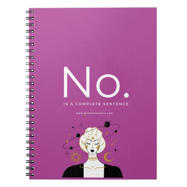 Nej, det är en fullständig mening. Journal Anteckningsbok (Framsidan)