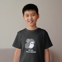 Nej, det är ett spöke! Cute roligt Halloween T Shirt