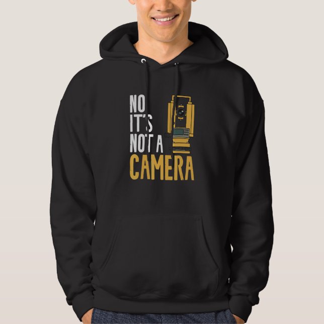 Nej, det är inte en kamera. hoodie (Framsida)