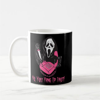 Nej, du håller på med första gången Ghostface ring Kaffemugg