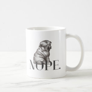 Nej. Funny Fransk Bulldog Hund älskare Kaffemugg