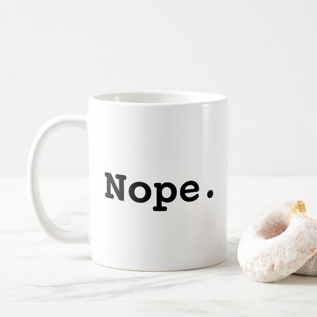 Nej. Funny Procrastinator Kaffemugg (Med munk)
