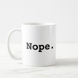 Nej. Funny Procrastinator Kaffemugg