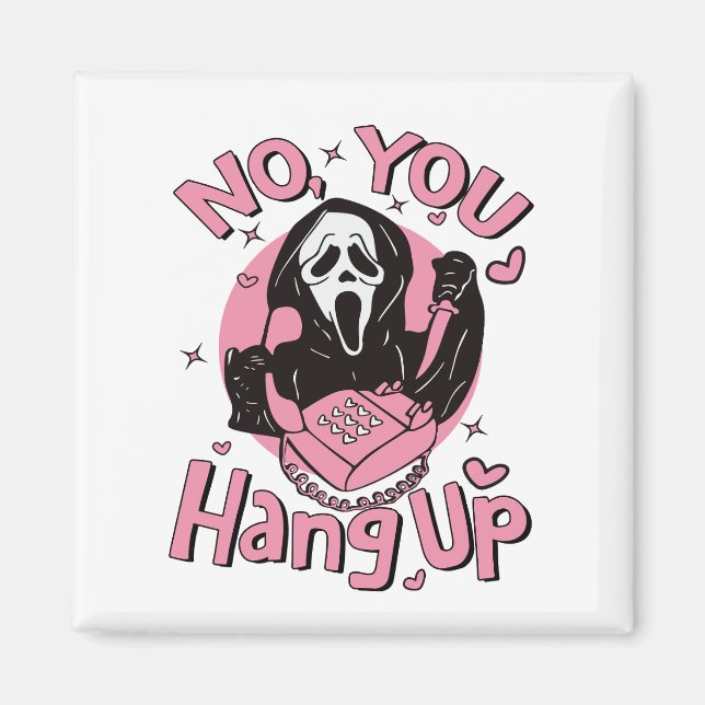 Nej, håll upp Shirt, Ghostface Valentine Magnet (Framsidan)