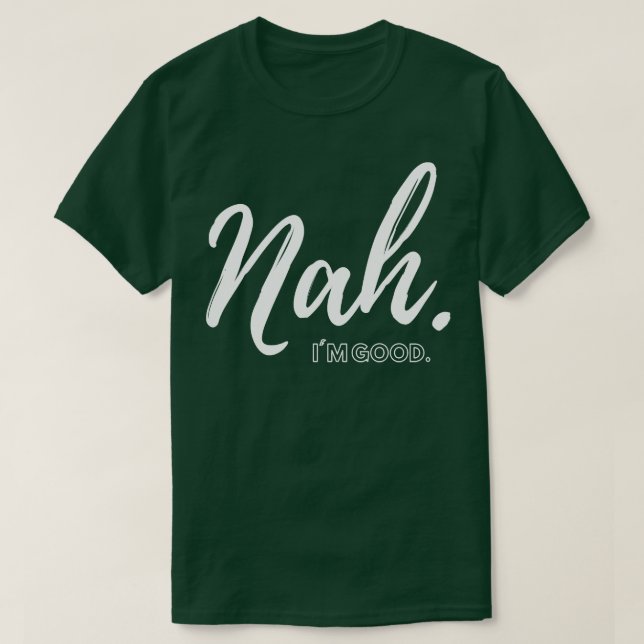 Nej Im bra T Shirt (Design framsida)