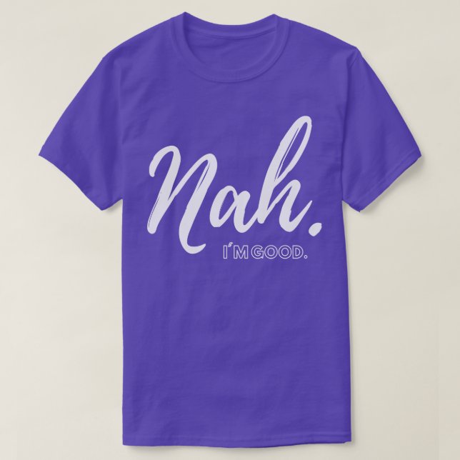 Nej Im bra T Shirt (Design framsida)
