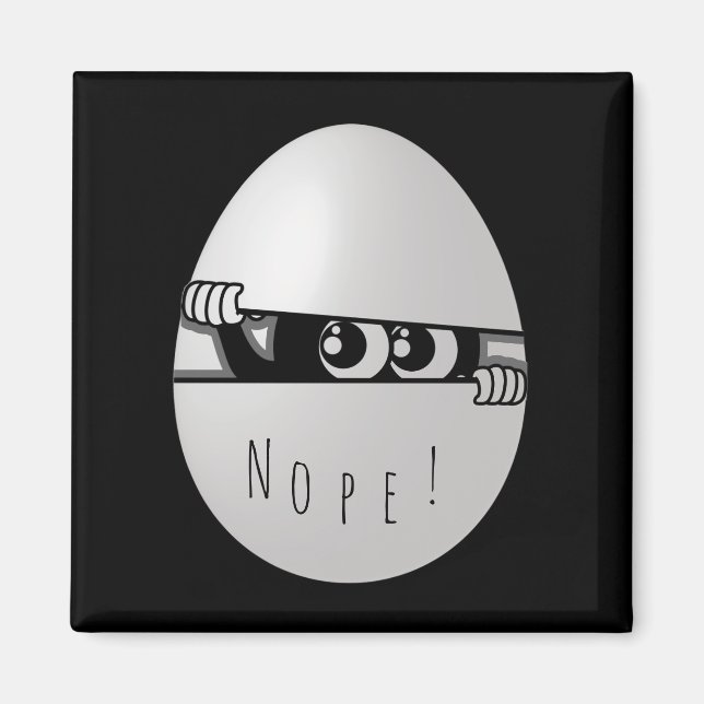 Nej! Inte i dag. Magnet (Framsidan)