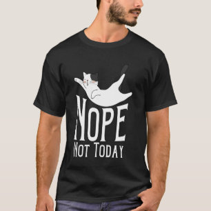 Nej Inte Idag Sömnig Katt Late Katt Älskare Män Kv T Shirt