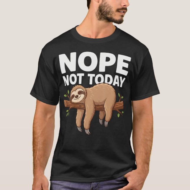 Nej Inte Idag T Shirt (Framsida)
