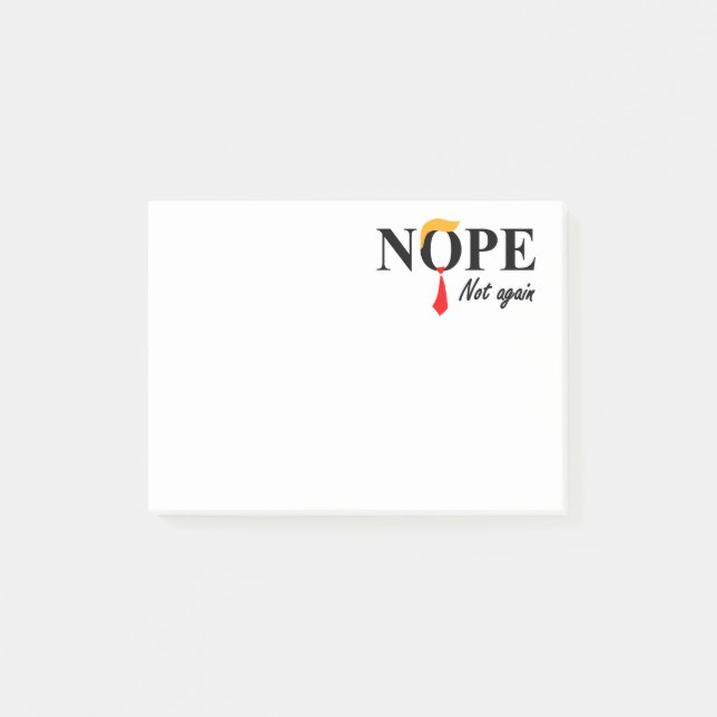 Nej. Inte igen. Post-it Block (Framsida)