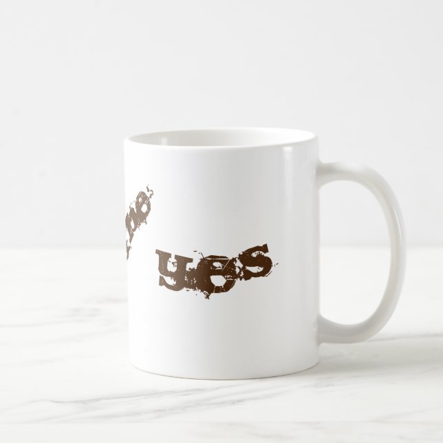 Nej Ja, kanske Office Coffee Tea Chocolate Mugg (Höger)