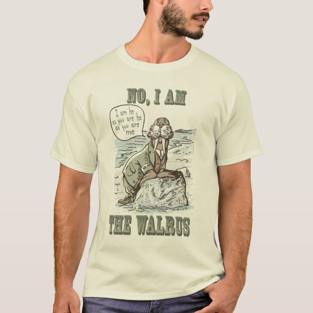 Nej, jag är Walrus T-shirt (Framsida)