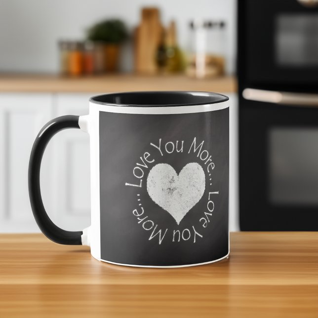 Nej, jag Kärlek mer Mugg (love you more valentines day coffee mug)
