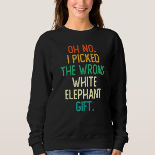 Nej, jag plockade fel vit elefant Gift Premi T Shirt