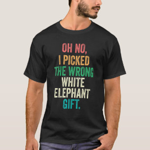 Nej, jag plockade fel vit elefantgift_2 t shirt