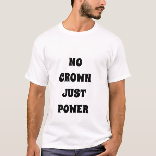 NEJ KRONA, ENDAST Royal T-Shirt