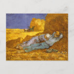 Nej, nej, vila från arbete Van Gogh Fine Art Vykort<br><div class="desc">Vila från jobbet (efter Millet), Vincent van Gogh. Olja på arbetsyta, 73 x 91 cm. Paris, Musée d'Orsay. F 686, JH 1881 Vincent Willem van Gogh (30 mars 1853-29 juli 1890) var en nederländsk postimperialistartist. En del av hans målningar är nu bland världens mest kända, populära och dyra konstverk. Post...</div>