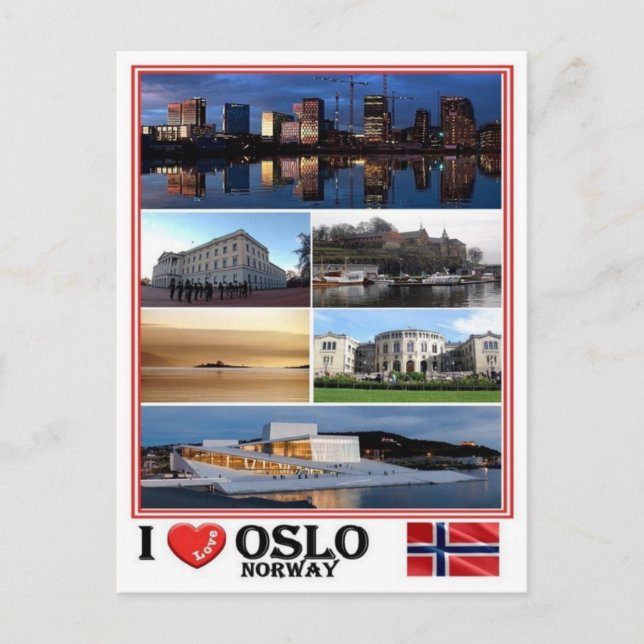 NEJ - Norge - Oslo - Vykort (Framsida)