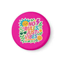 Nej Regler Just Vibes - Neon Gradient Kawaii-Punk