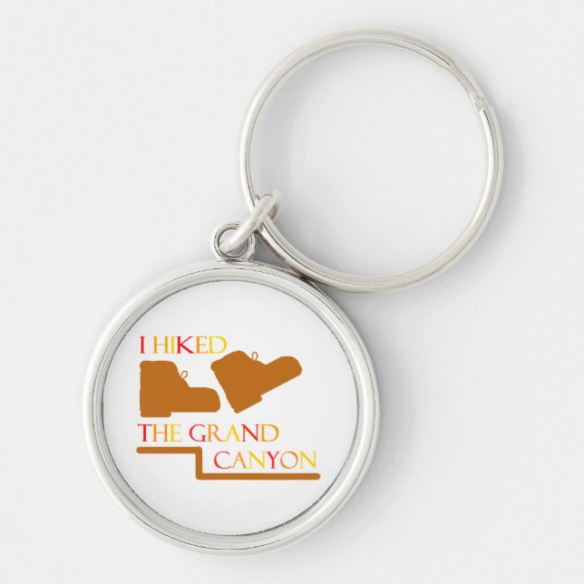 Nej Rund Silverfärgad Nyckelring (Framsidan)