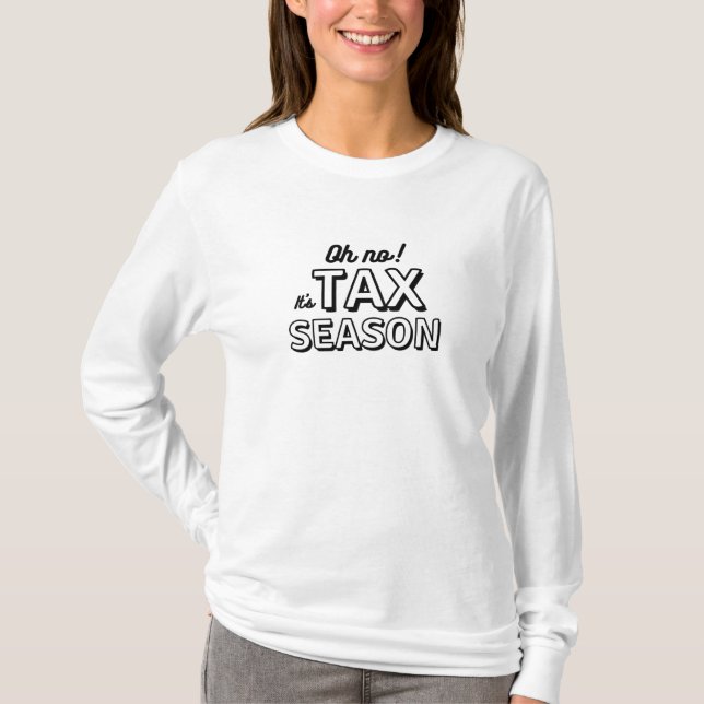 Nej! Skattesäsongen T-Shirt (Framsida)