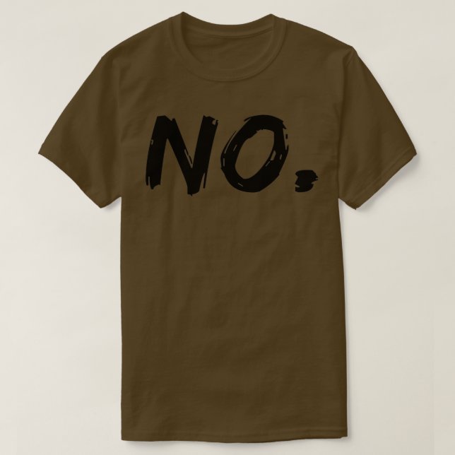Nej T Shirt (Design framsida)