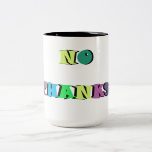 Nej tack Classic Mugg, 11 oz Två-Tonad Mugg