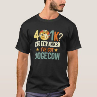 Nej tack till Har Doge Coin Dogecoin Cryptocurren T Shirt