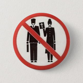 Nej tack vi är Atheists Badge/Button Knapp
