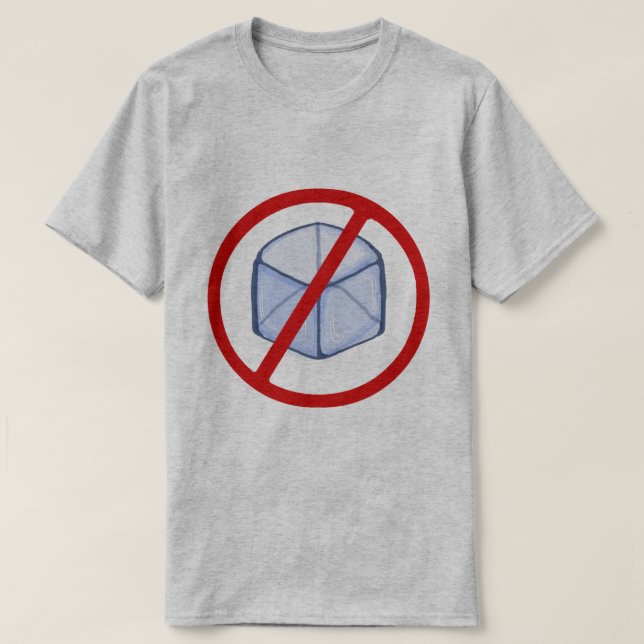 Nej till ICE T Shirt (Design framsida)