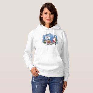 Nej till julkvinnorna, vita, hovade svettskjortor t shirt