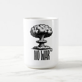 NEJ TILL KRIG Kaffe Mugg