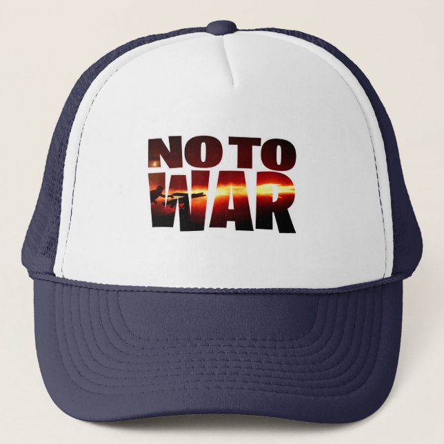 Nej till Krig T-Shirt Keps (Framsida)