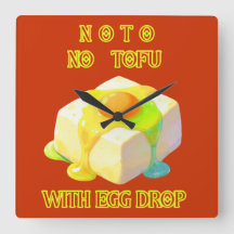 Nej till tofu med äggsoppa