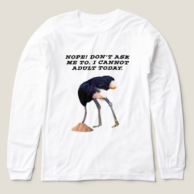 Nej! Tri-Blend Tröja (Design framsida)