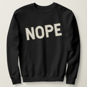 NEJ Typsnittsdesign Fet Bokstavsstil T Shirt