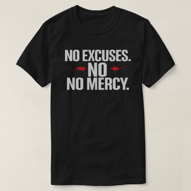Nej, ursäkta nr Merci - Motivational Gym T-Shirt (Design framsida)