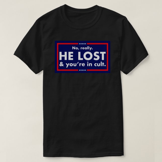 Nej, verkligen. Borttappaden och du är i en kultst T Shirt (Design framsida)