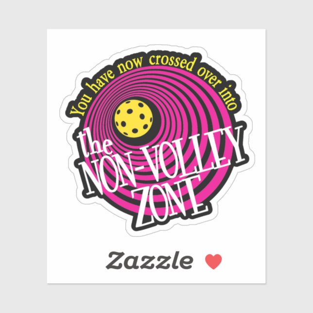 Nej-Volley-Zon Klistermärken (Ark)