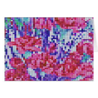 Nejlikakor syr hälsningskort